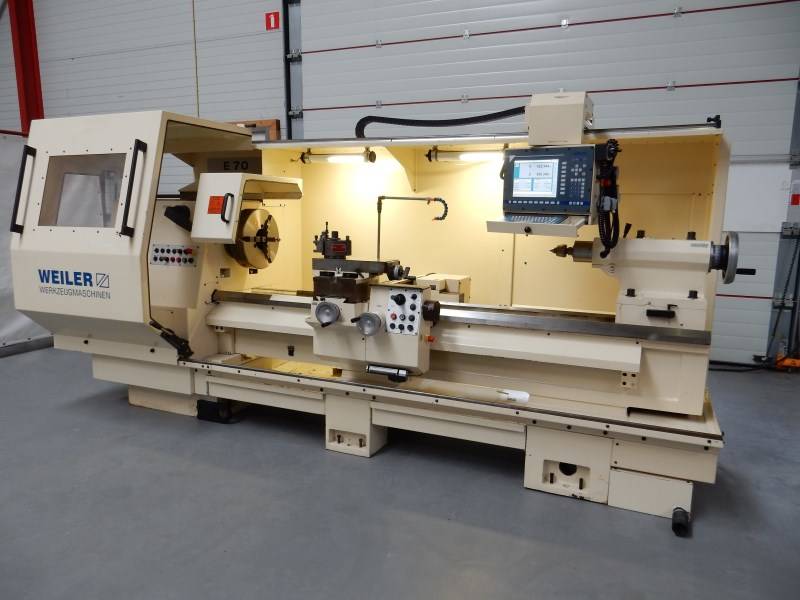 Used Cycle controlled lathe Weiler E70 x 2000 mm- Valk Machines BV
